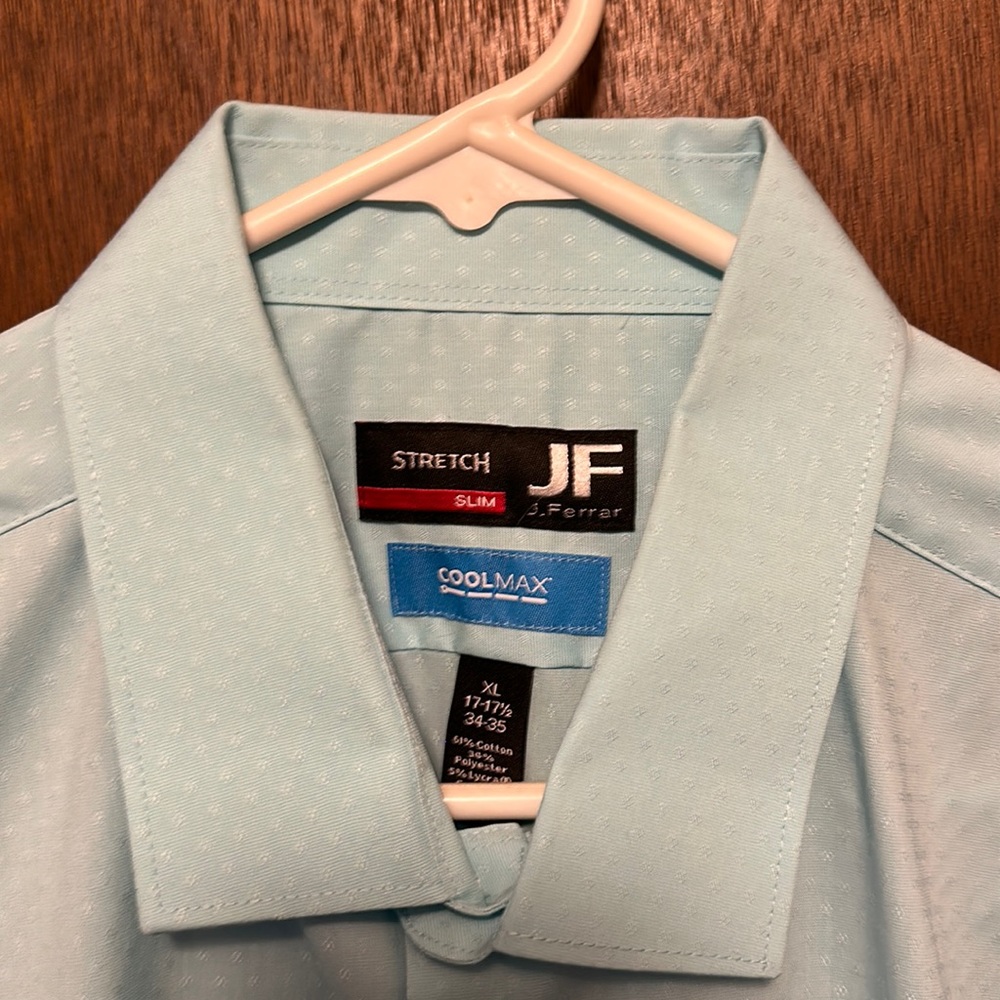J.Ferrar Cool Max Slim Stretch XL dress shirt